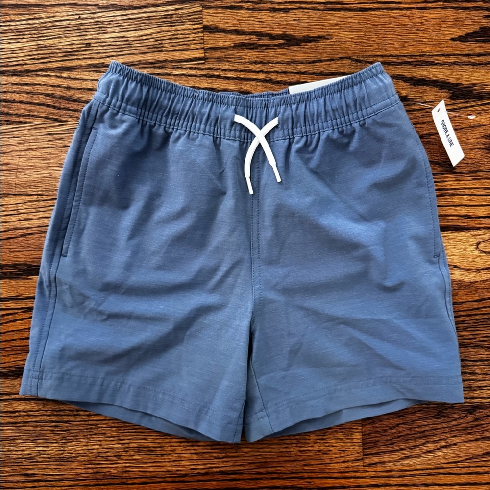 ✨NWT✨ Magellan Boys Washed Boat Shorts, Coronet Blue, Size Small (8)